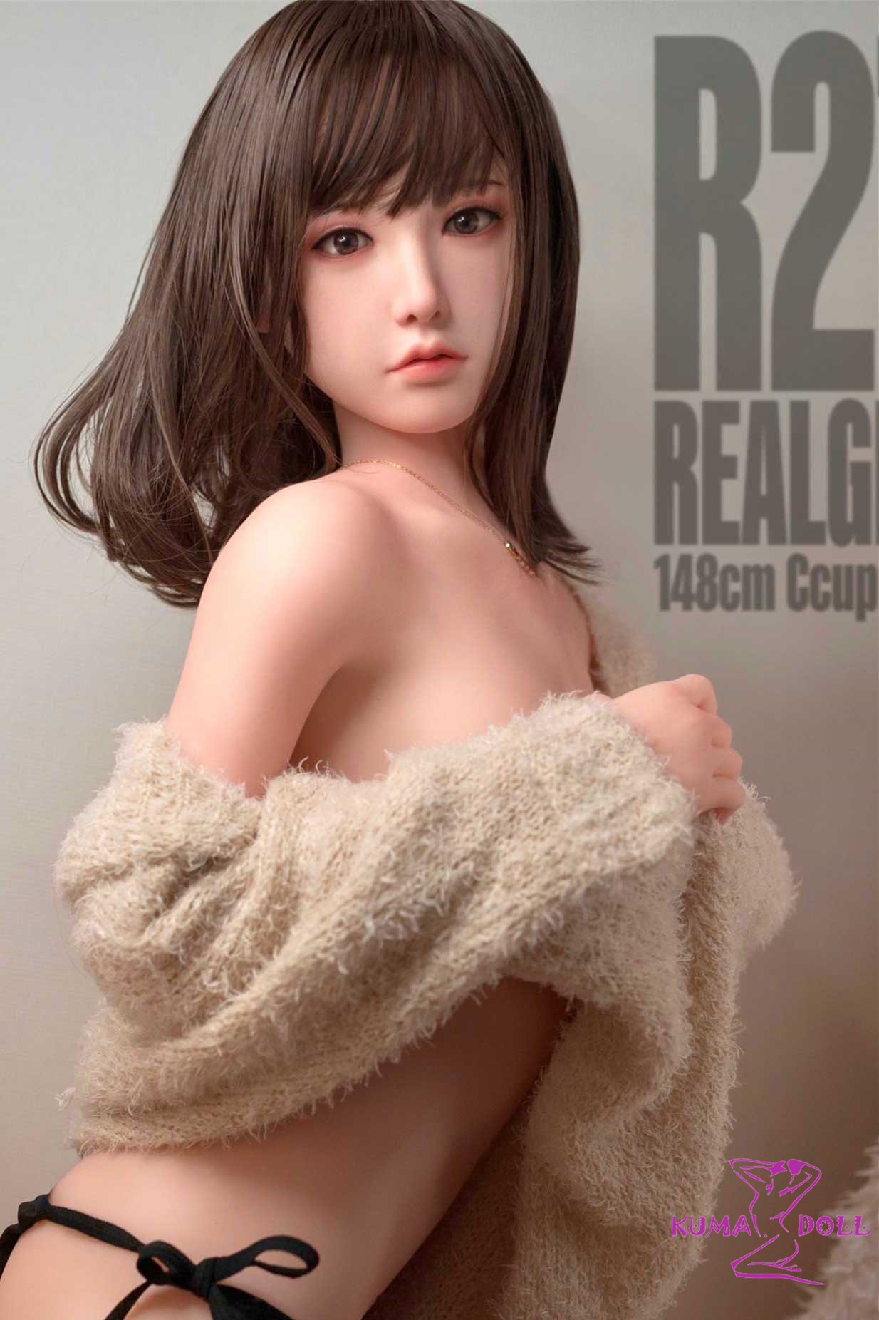 Real Girl (Made in Factory A) Love Doll 148 cm C Cup R27 Head TPE Material Body Head Material Selectable Makeup Selectable