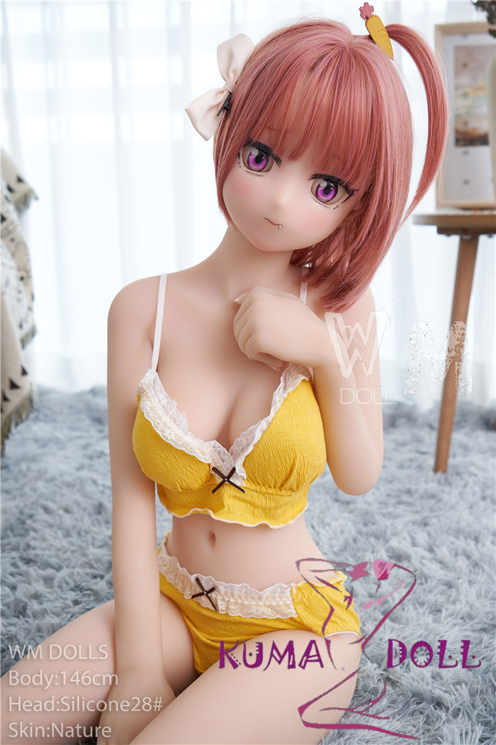Anime Doll mini real dolls Body WM Dolls 146cm Mini #28ヘッド