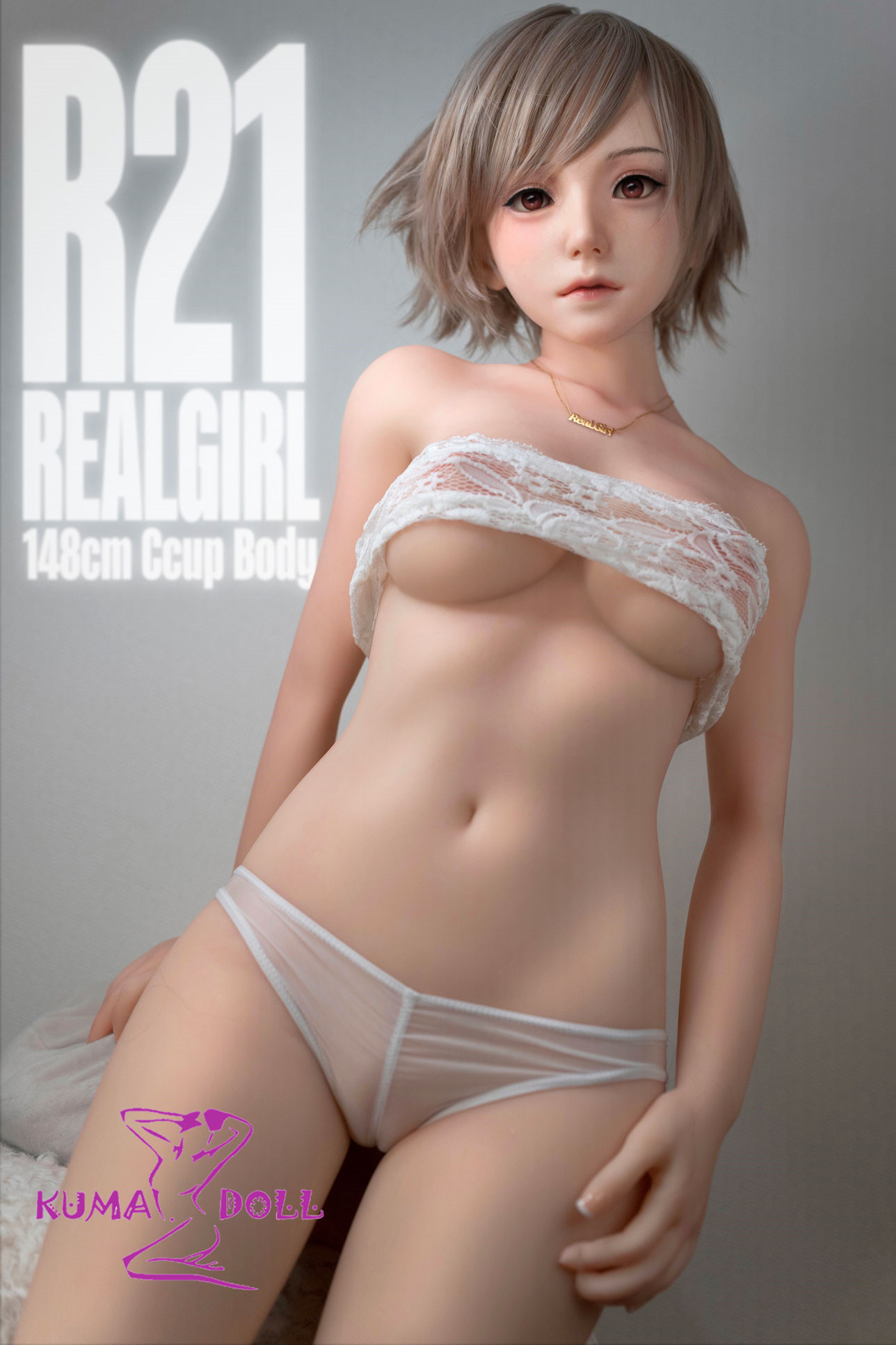 Real Girl (Made in Factory A) Love Doll 148 cm C Cup R21 Head TPE Material Body Head Material Selectable Makeup Selectable