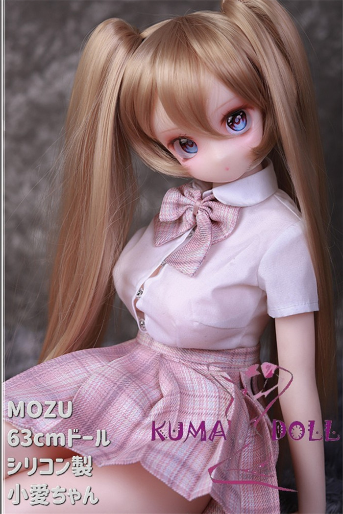 2.6kg full silicone MOZU 63cm Koai (xiaoai) Skin color, eye color, makeup, wig & costume are the same small size, lightweight and easy to store and easy to use
